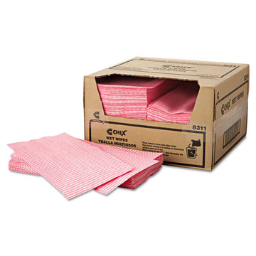 Chix® Wet Wipes, 11 1-2 X 24, White-pink, 200-carton freeshipping - TVN Wholesale